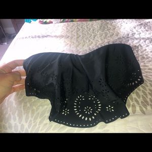 black bathing suit top from target